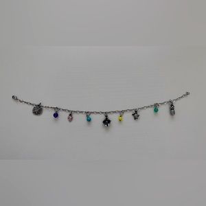 James Avery anklet with charms
